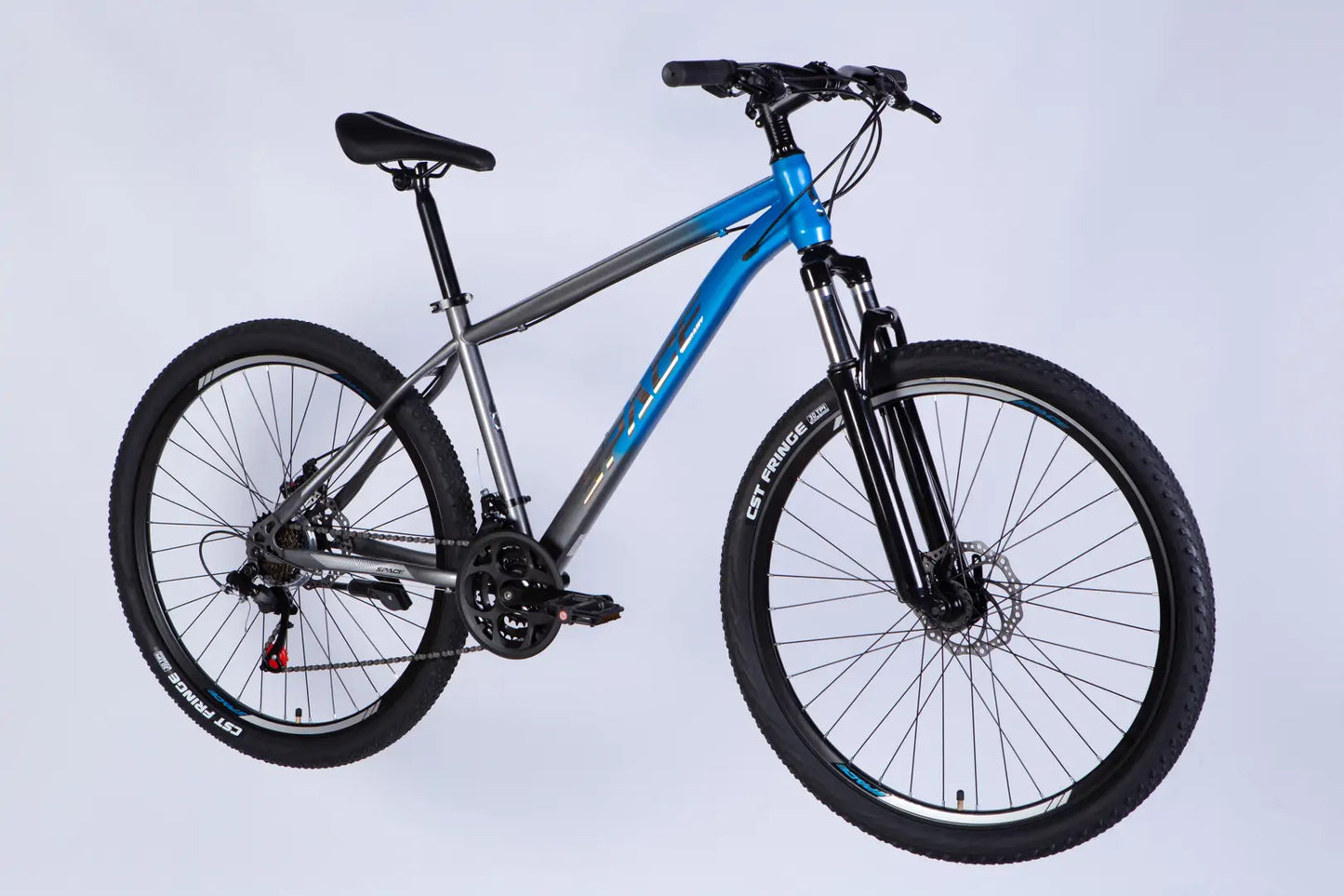 Велосипед ST 27.5" SPACE MARS DD FR рама-17" синьо-сірий 2026