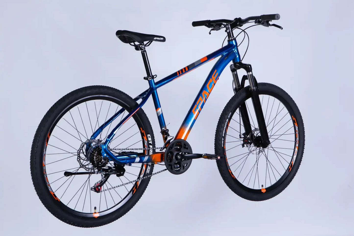 Велосипед AL 27.5" SPACE MERCURY DD FR рама-17" синьо-помаранчевий 2026