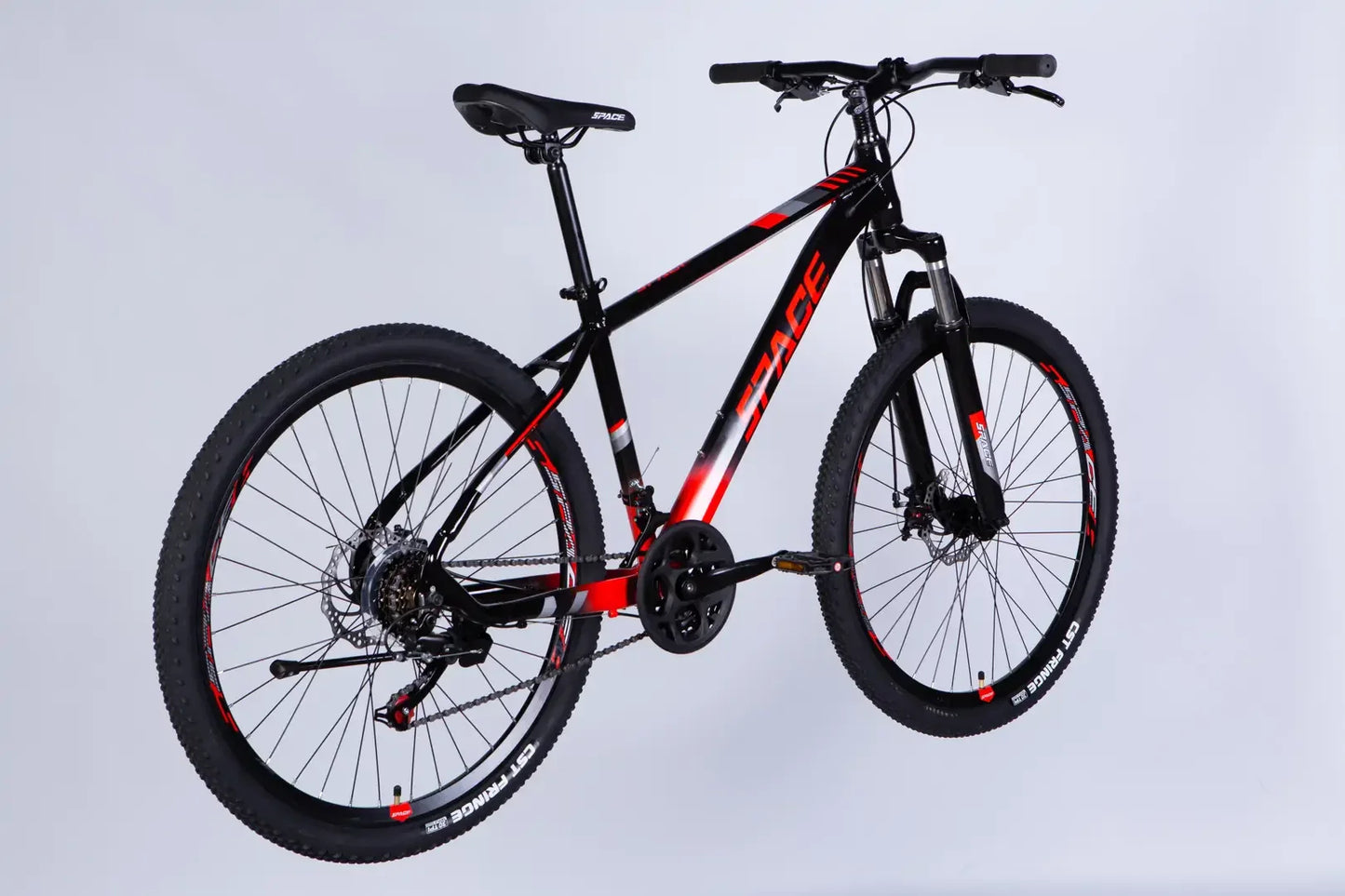 Велосипед AL 27.5" SPACE MERCURY DD FR рама-17" чорно-червоний 2026
