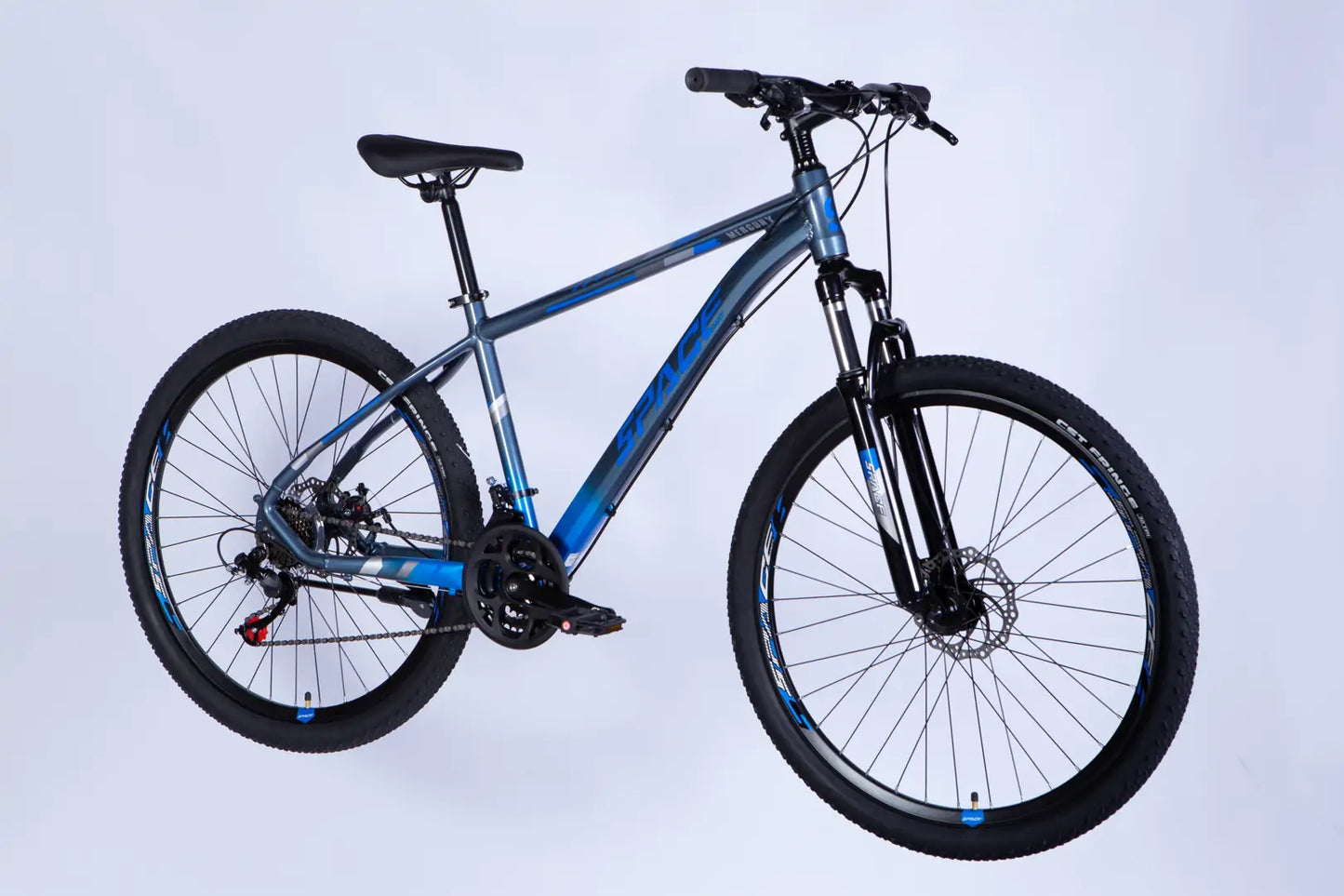 Велосипед AL 27.5" SPACE MERCURY DD FR рама-17" сіро-синій 2026