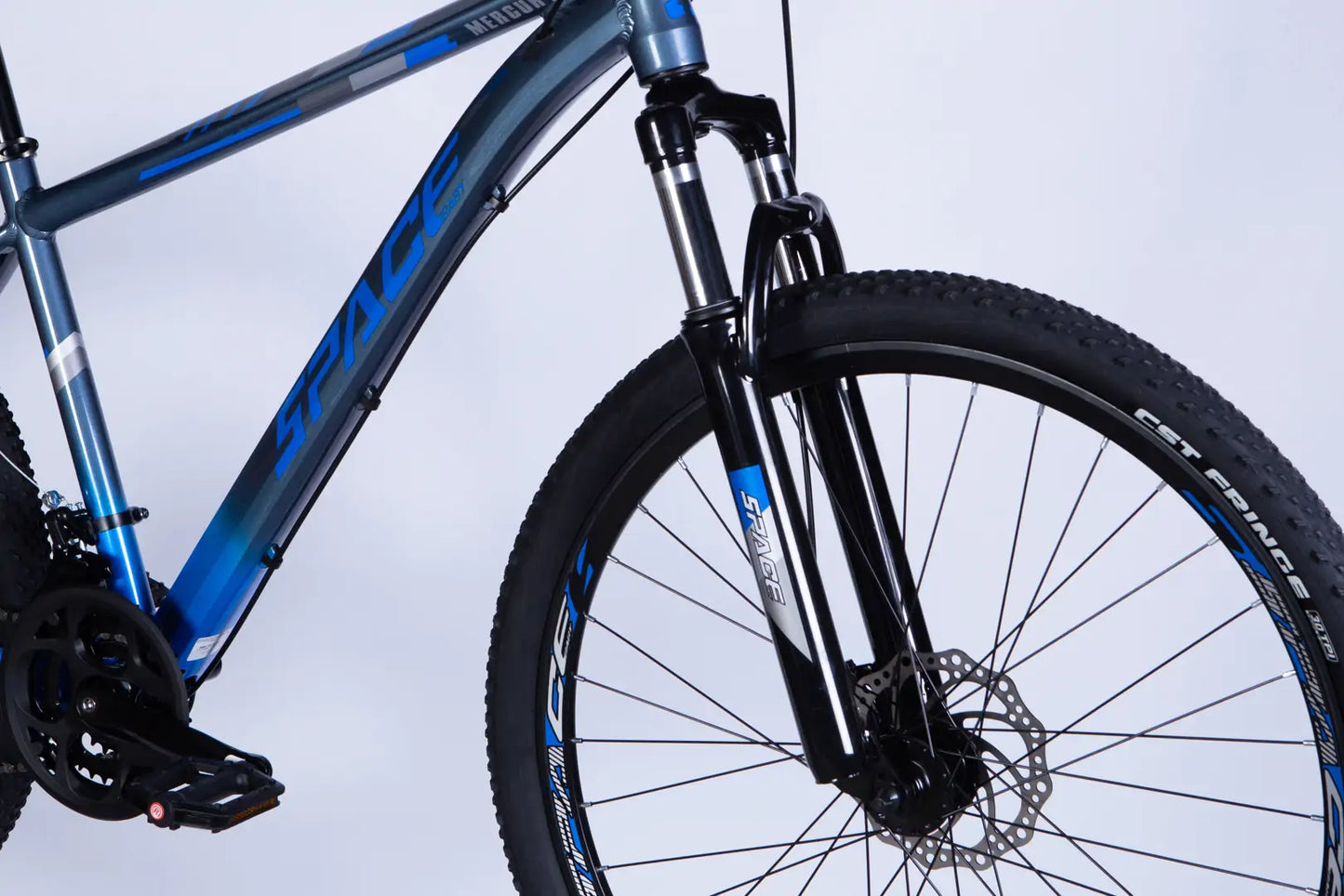 Велосипед AL 27.5" SPACE MERCURY DD FR рама-17" сіро-синій 2026