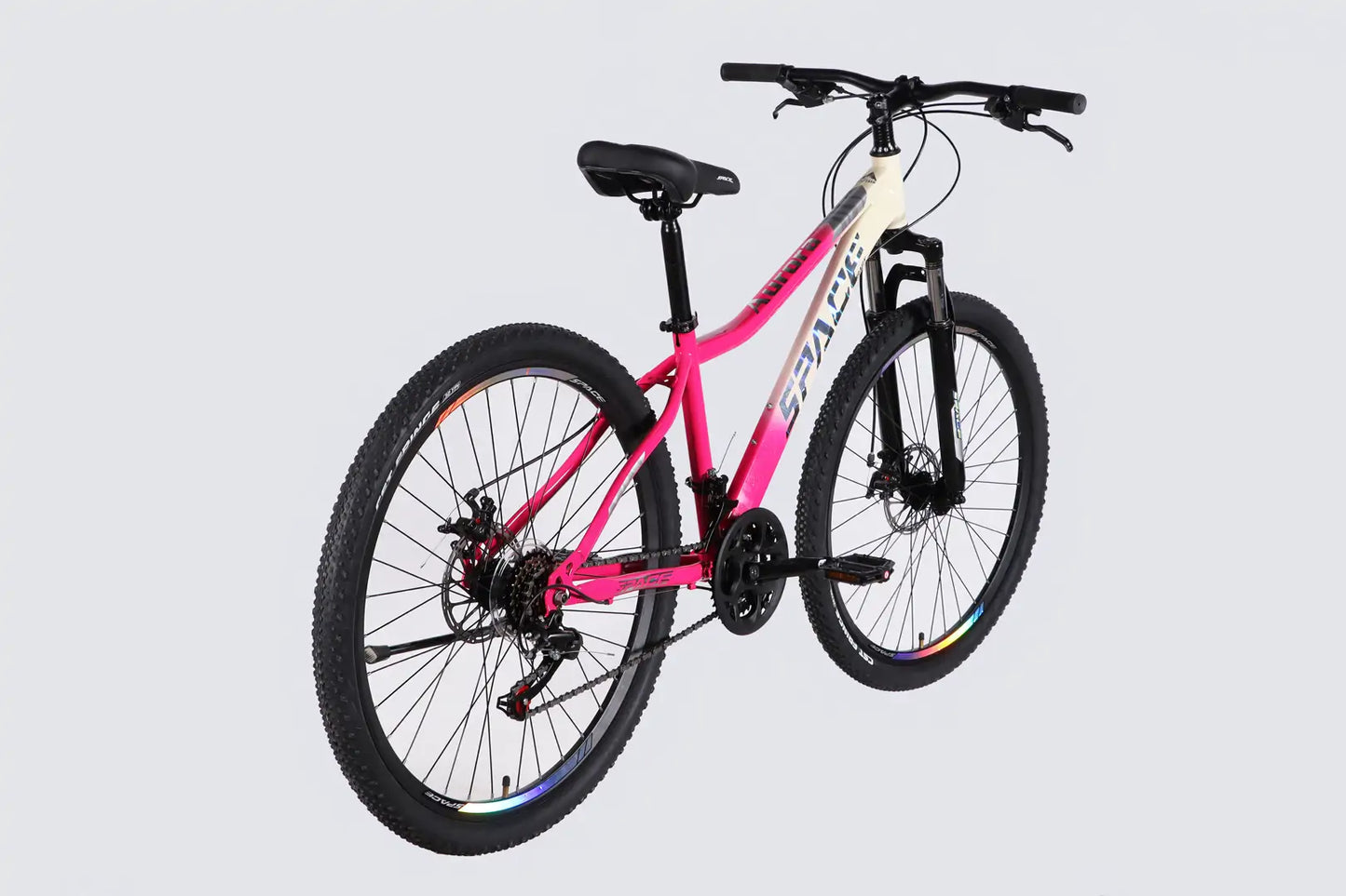 Велосипед уцінений ST 27.5" SPACE AURORA DD FR рама-15" біло-рожевий 2026