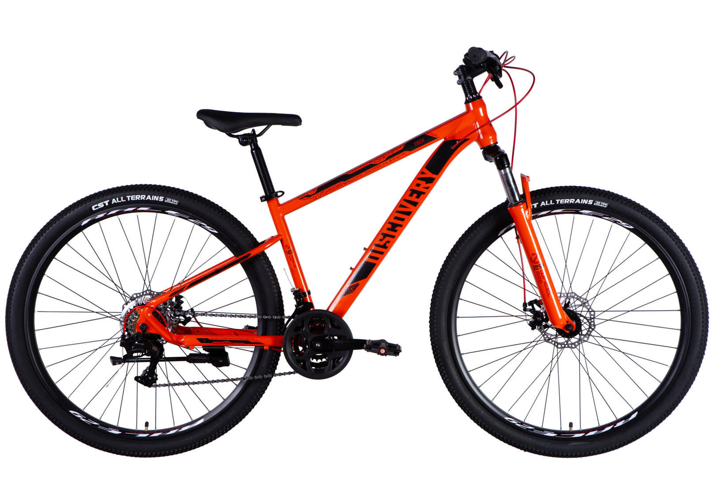 Велосипед ST 29" Discovery TREK DD FR рама-16" помаранчевий 2025