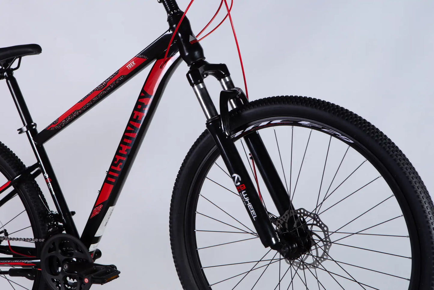 Велосипед ST 29" Discovery TREK DD FR рама-16" чорно-червоний 2025