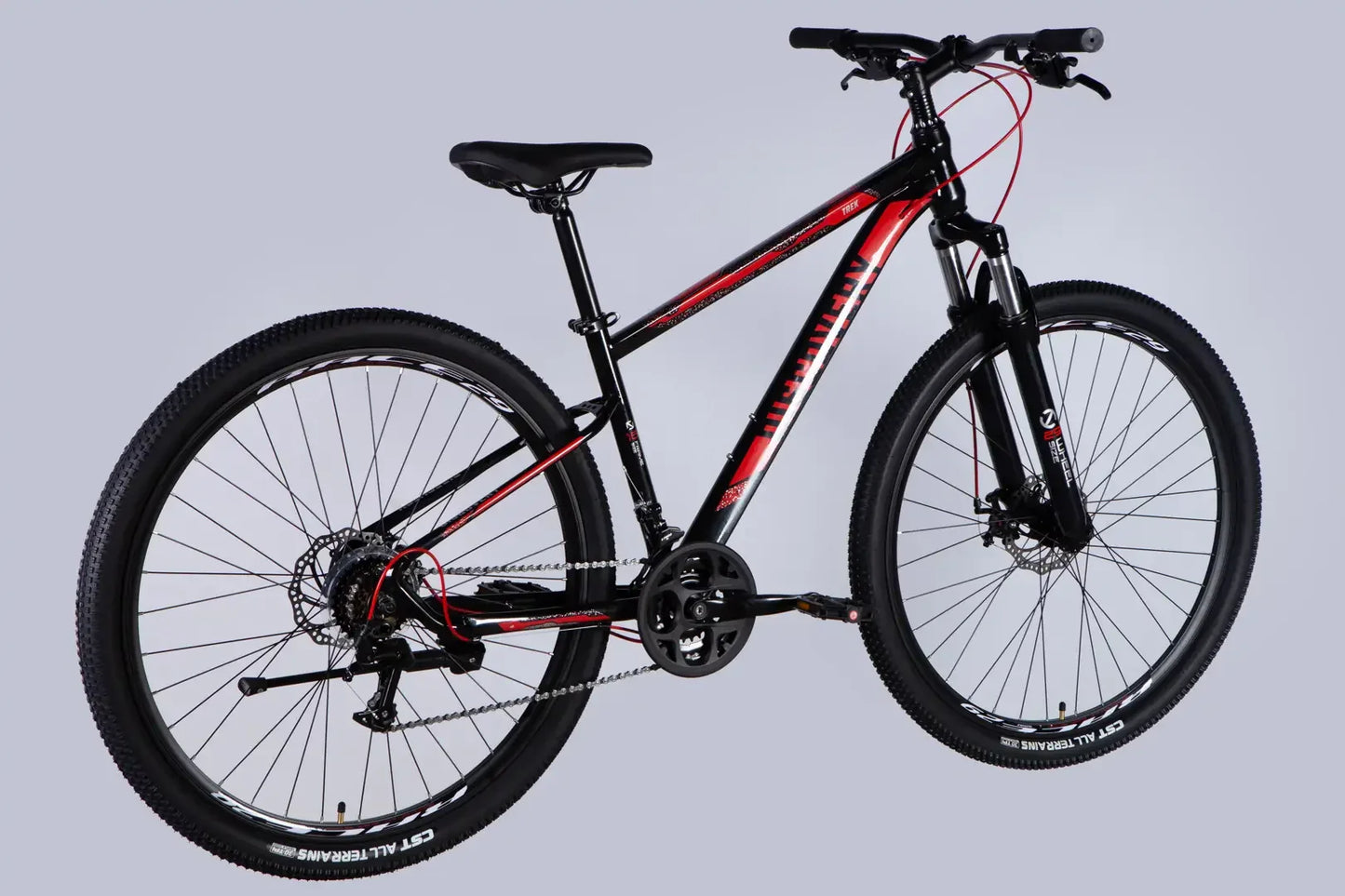 Велосипед ST 29" Discovery TREK DD FR рама-16" чорно-червоний 2025