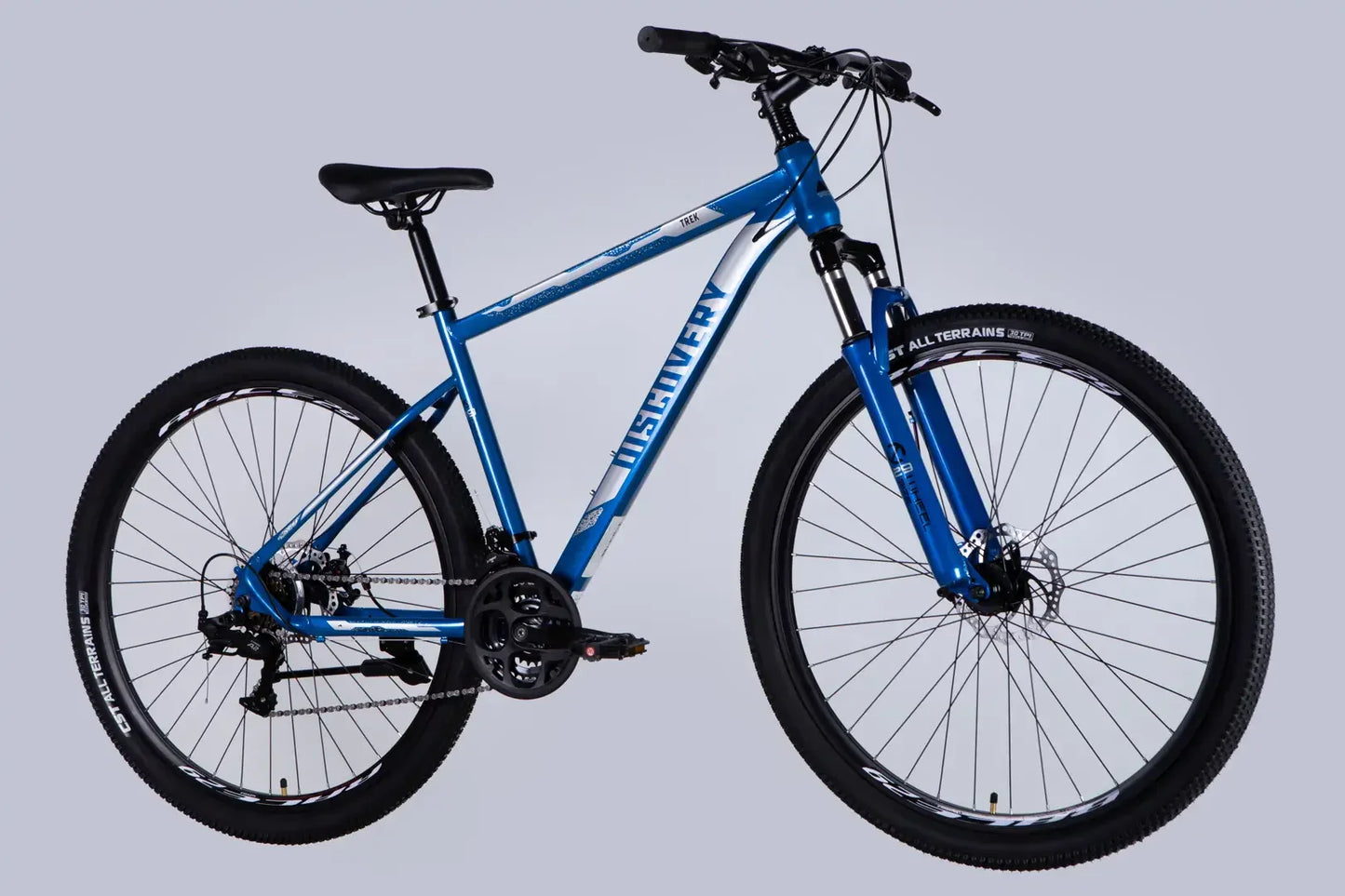 Велосипед ST 29" Discovery TREK DD FR рама-19" синьо-сріблястий 2025