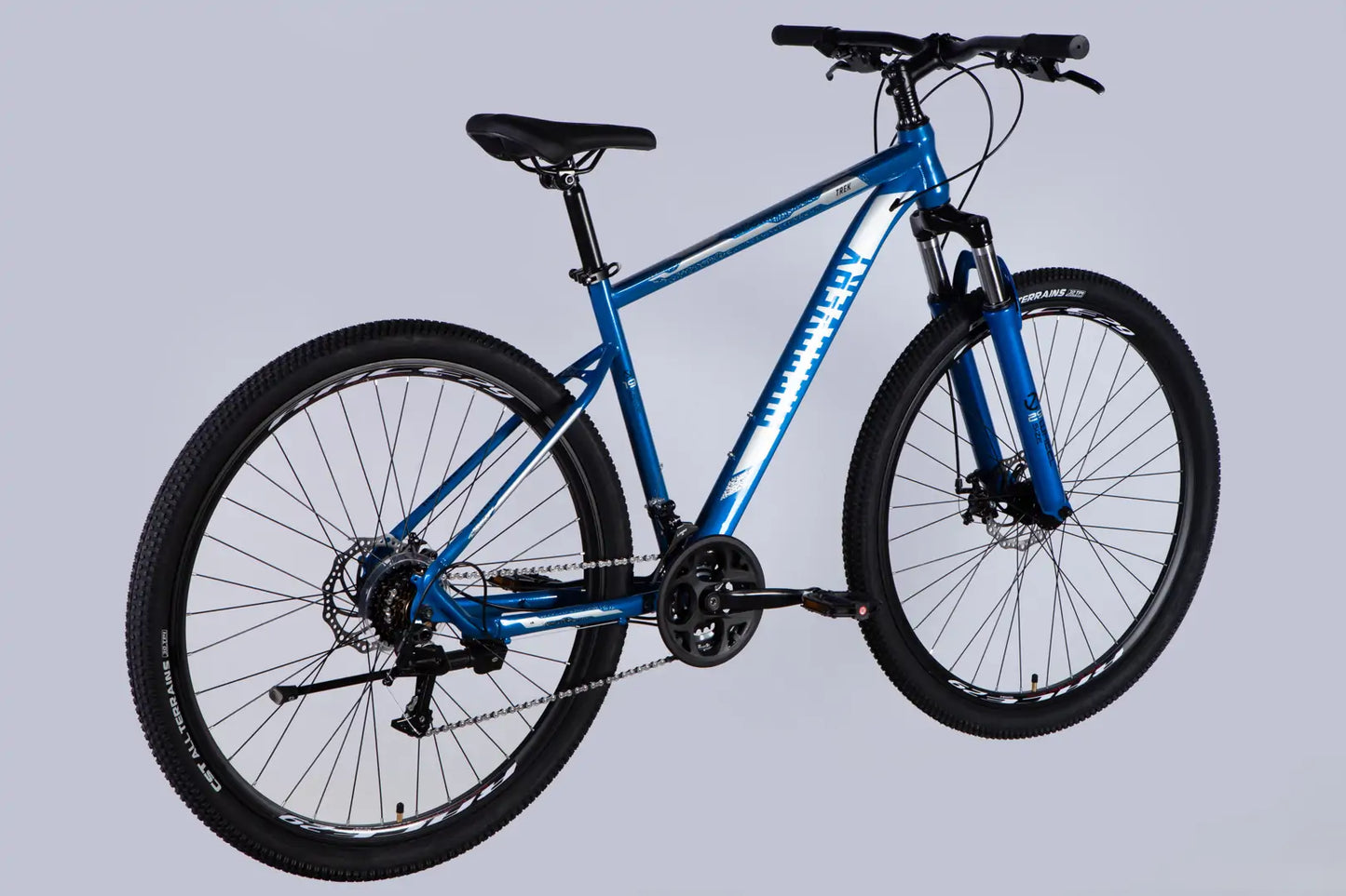 Велосипед ST 29" Discovery TREK DD FR рама-19" синьо-сріблястий 2025