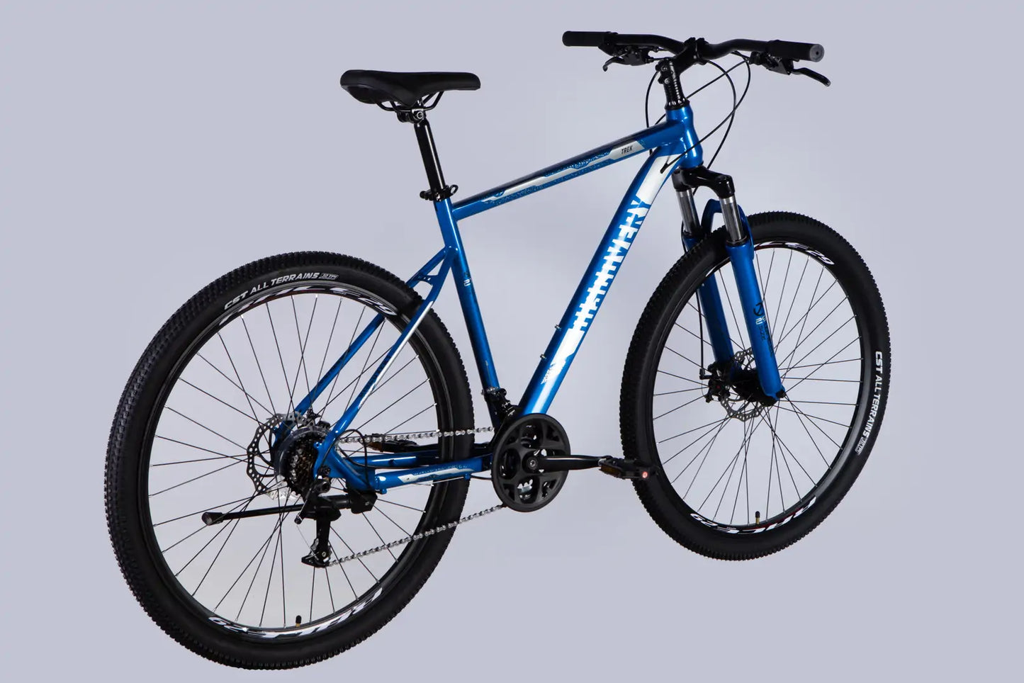Велосипед ST 29" Discovery TREK DD FR рама-21" синьо-сріблястий 2025