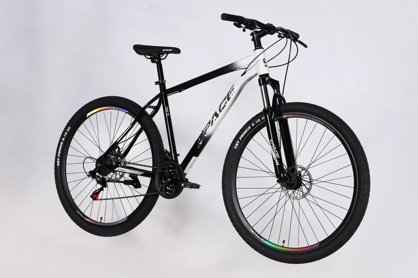 Велосипед ST 29" SPACE MARS DD FR рама-20" чорний з білим 2026