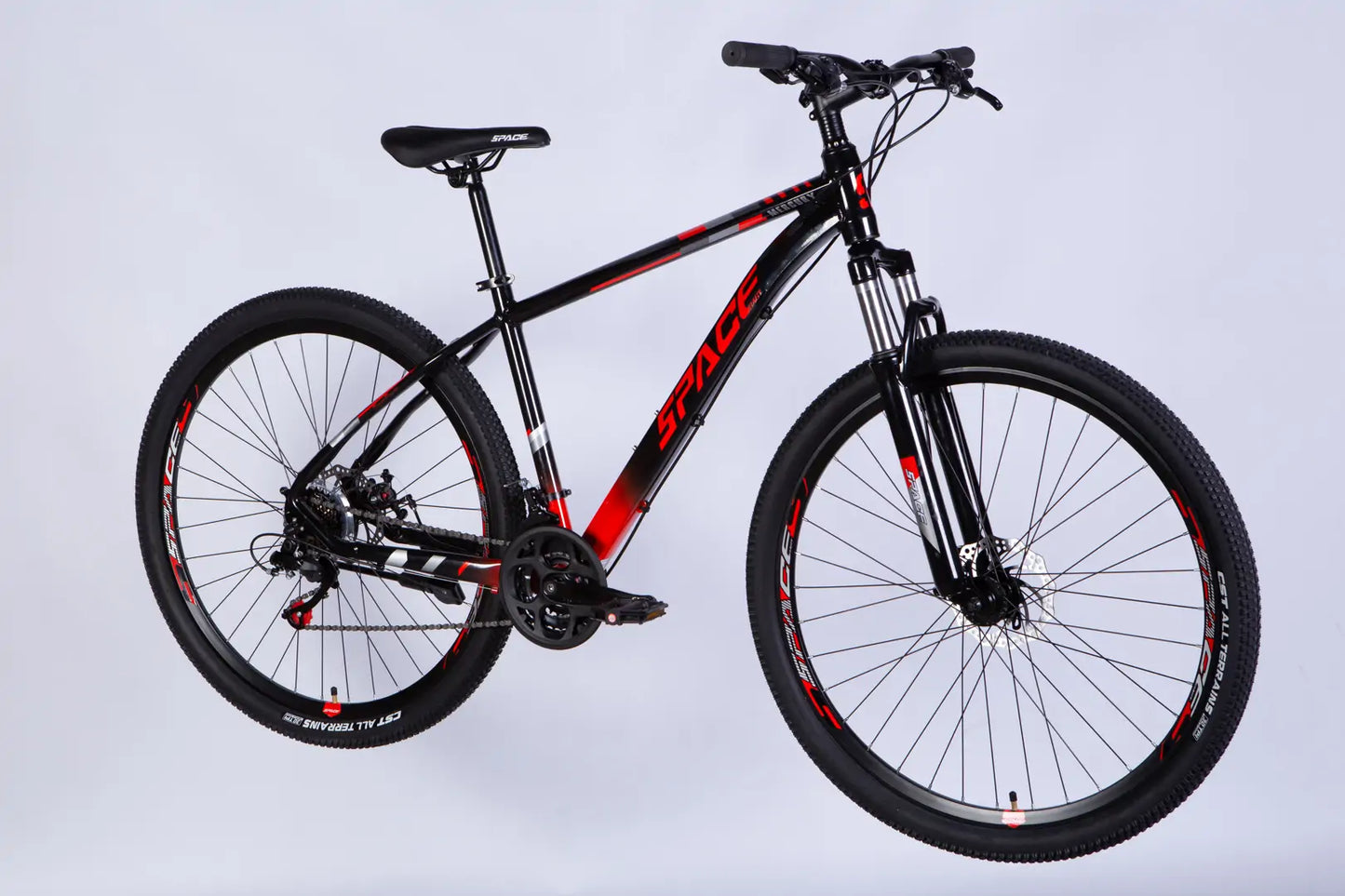 Велосипед AL 29" SPACE MERCURY DD FR рама-18" чорно-червоний 2026