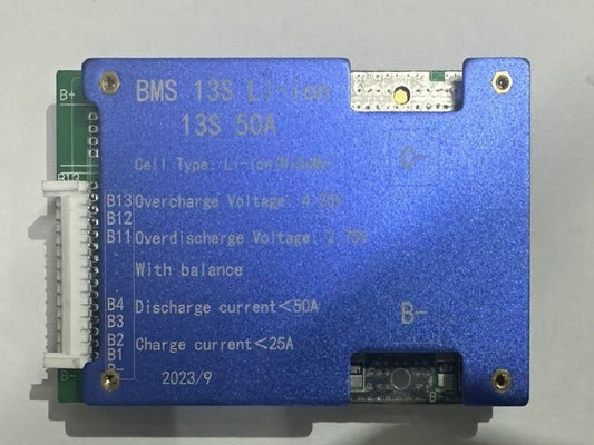 Bms-плата 13s50A  симетрична - фото 1