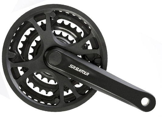 Шатун Suntour XCE-T312-PBSG 42x34x24T 170мм черный