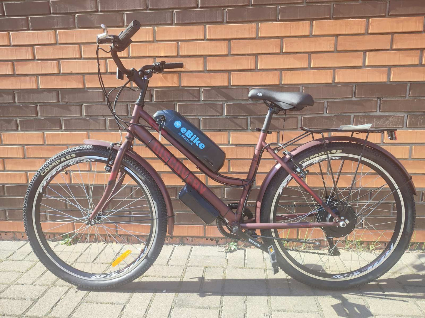 Електровелосипед 26" Discovery Prestige 36V 500W 15Ah Коричневий - фото 1
